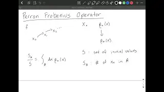 Time Evolution of Probability Densities: An Introduction to the Perron-Frobenius Operator