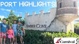 You DON'T have to leave this port! Carnival's Amber Cove Cruise Port Tour