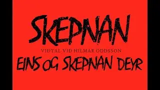 EINS OG SKEPNAN DEYR - VI&ETH;TAL VI&ETH; HILMAR ODDSSON