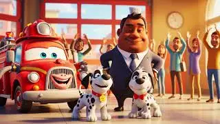Bombi's Brave Dalmatian Pups: Fire Station Fun & Forest Rescue Adventure!