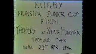 Young Munster V Thomond 1984 Junior Cup Final