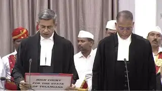 Swearing-in-Ceremony of newly appointed four Hon'ble Judges in the Hight Court for the State of TG