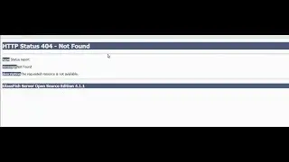 Solved Error servlets   HTTP Status 404 error in the jsp, netbeans