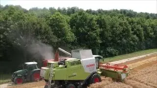 Żniwa-2022 | Claas-Lexion-750 | Koszenie-pszenicy-z-Claasą