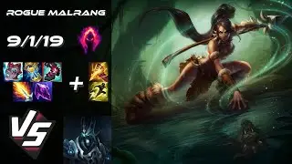 Rogue Malrang JUNGLE Nidalee vs Karthus - EU Challenger Patch 25.S1.5