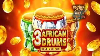 3 African Drums Slot Review:🥁 3 Oaks Gaming's Wild New Slot!