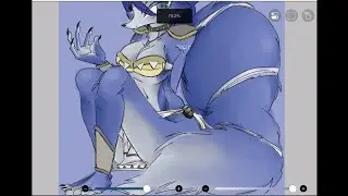 &ldquo;Krystal&rdquo; StarFox SpeedPaint - Part 2