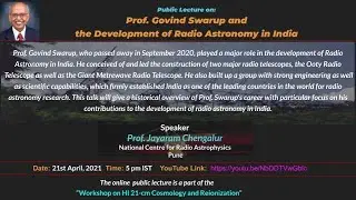 Prof. Govind Swarup Memorial Lecture