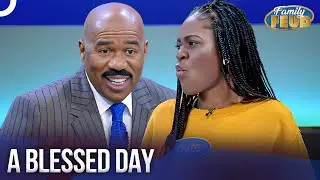 The Survey Board Sent Steve To Paradise | Family Feud Classics