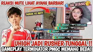 Reaksi Mute Tengok Uhigh Jadi Rusher Tunggal😱Gameplay Terminator PMGC Memang Beda cok🔥Pubg Mobile
