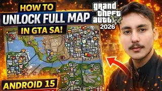 How to Unlock Full Map & Skip All Missions in GTA SA on Android 15 in HINDI 2026 || Gamerz Luck