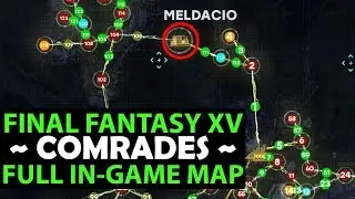 Final Fantasy 15 COMRADES - Complete Map With All Quests & POI - Extremely Helpful!