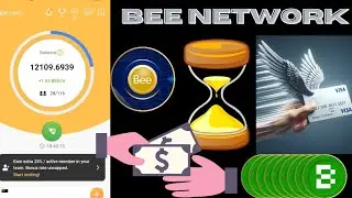 Bee Network Mining ⛏️ App New Update Bee Coin 🪙 Withdrawal Update Bee Visa Mastercard Update