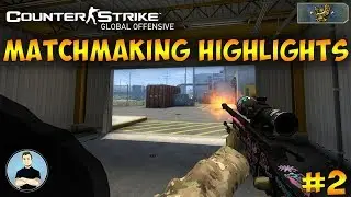 CS:GO Matchmaking Highlights #2 (Legendary Eagle Rank)