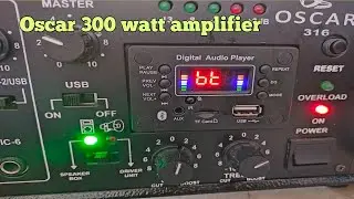 Oscar amplifier 300 watt//how to change USB card//only 5 minutes//