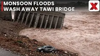Monsoon Rains Trigger Landslides, Flash Floods in J&K; Fourth Tawi Bridge Damaged