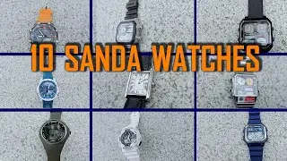 10 Sanda watches quick overview -=Sanda Top 10=- #gedmislaguna #sanda #sandawatch