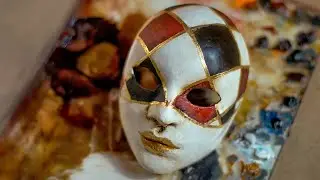 Easy Way Venetian Mask Decoration / Простий Спосіб Декору Венеціанської Маски