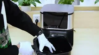 Smart Kitchen Revolution: 360&deg; Air Fryer with 8-Touch Menus & Safety Auto-Off