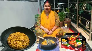SUPER SPICY Korean Noodles 🌶️🔥 | Extreme Spicy Ramen ASMR | Village Street Food Eating