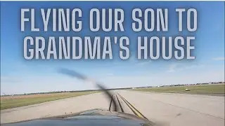 Flying our Van's RV-10 from KBAK to KHUF with one kid in tow