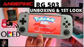 ANBERNIC RG503 ПЕРВЫЙ ВЗГЛЯД И РАСПАКОВКА