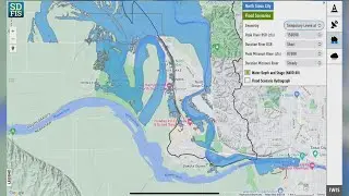 North Sioux City Flooding Maps With/Without Levee