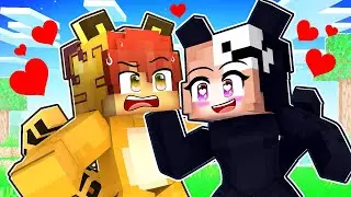 AMOR PROIBIDO da GAROTA PANTERA NEGRA e do LEOPARDO no Minecraft
