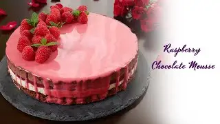 Raspberry Chocolate Mousse Cake