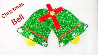 How to make christmas bell 🔔| Christmas bell making idea 💡✨