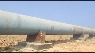 MS pipe Laying at gorakallu reservoir