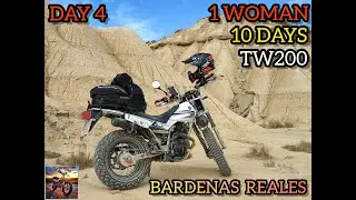 TW200 OFF ROAD ADVENTURE - BARDENAS REALES - 1 WOMAN - 10 DAYS