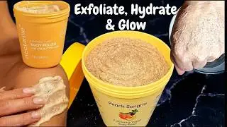 Nectar Dupe Peach Sangria Exfoliating Yogurt Body Polish with Recipe