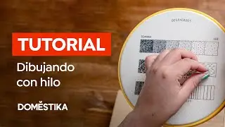 Tutorial Bordado: dibujos con hilo negro | Ceci Santamaría | Domestika