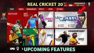 Real cricket 20 New Update || Upcoming features || Most awaited Features of RC20 || #Supergamer