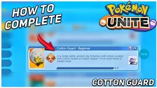 How to complete Cotton Guard Achievement in pokemon unite!#shorts