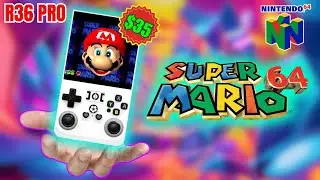 Super Mario 64 On This 35$ Gaming Console! | R36 PRO Gameplay 2025