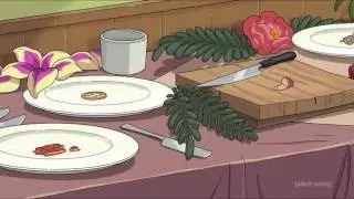 Rick & Morty - Tiny food, Lil' Bits commercial