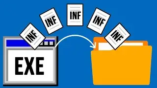 How to Extract the INF File from an Executable Printer Driver File