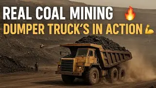  Real Coal Mining Scene | Giant Dumper Trucks in Action | Pakistan Power 💪