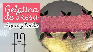 Receta de GELATINA DE FRESA CON LECHE EVAPORADA | GELATINA DE LECHE | EL BAÚL DE JAVE