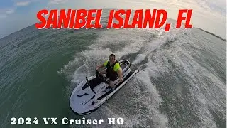 Ocean Riding around Sanibel Island Florida on 2024 Yamaha VX Cruiser HO