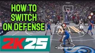 NBA 2K25 Как переключиться на защиту (изменить схему защиты)