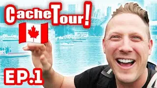I FOUND MY FIRST GEOCACHE IN CANADA! (Cache Tour Episode 1)