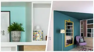 75 Scandinavian Turquoise Family Room Design Ideas You'll Love ⭐️