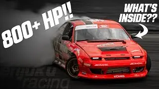 Walk-Around of Pro Drifter Kevin Lawrence's 800+ HP RB Powered S14