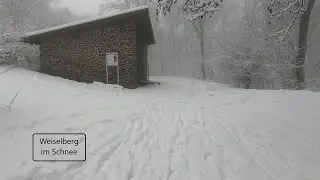 Weiselberg [4K] - Abstieg vom Weiselberg im Schnee