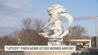 New art installation revealed at Des Moines International Airport