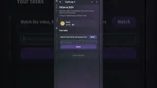 Код TapSwap - TikTok in 2024 code  #tapswap