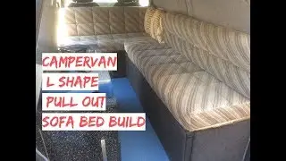 Campervan L Shape Corner Pull Out Sofa Bed Build - Daihatsu Hijet Micro Camper Van